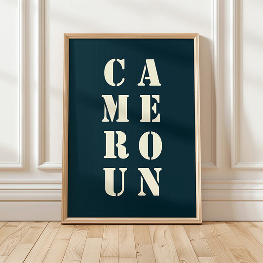 "Cameroon" poster - 30x40 cm