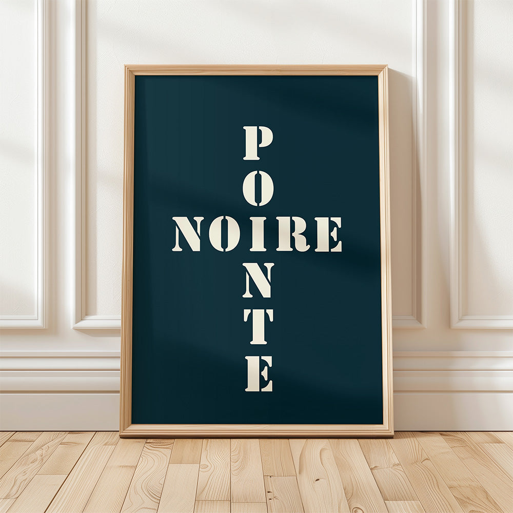 Affiche Poster Pointe-Noire | 30x40 cm