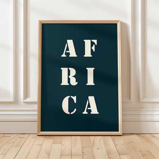 Affiche Poster Afrique Africa Poster