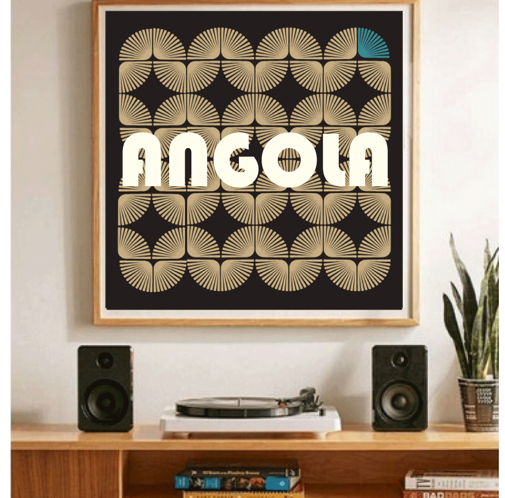 Affiche Angola style rétro