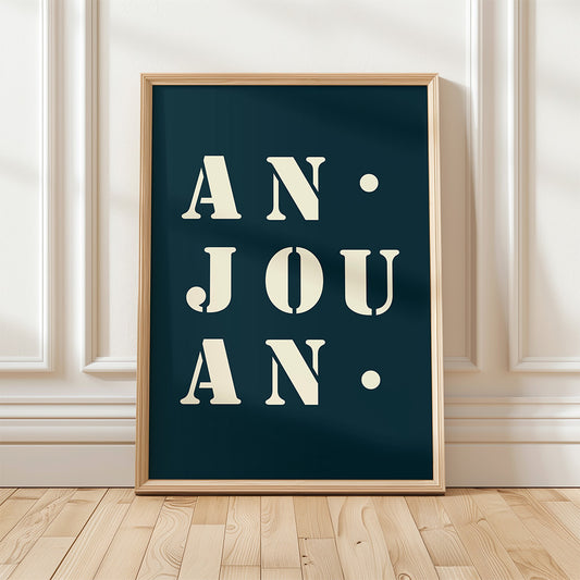 "Anjouan" poster - 30x40 cm