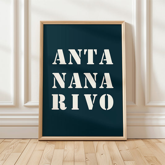 "Antananarivo" poster - 30x40 cm