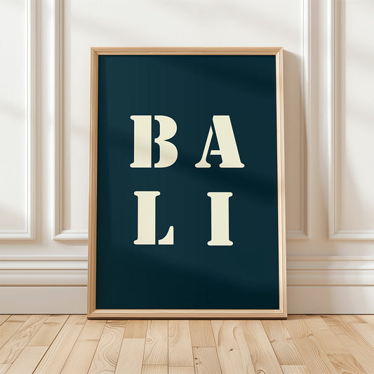 "Bali" poster - 30x40 cm