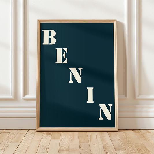 "Benin" poster - 30x40 cm