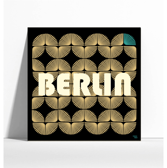 Affiche Berlin style rétro