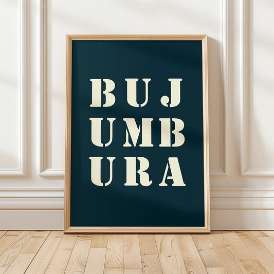 "Bujumbura" poster - 30x40 cm