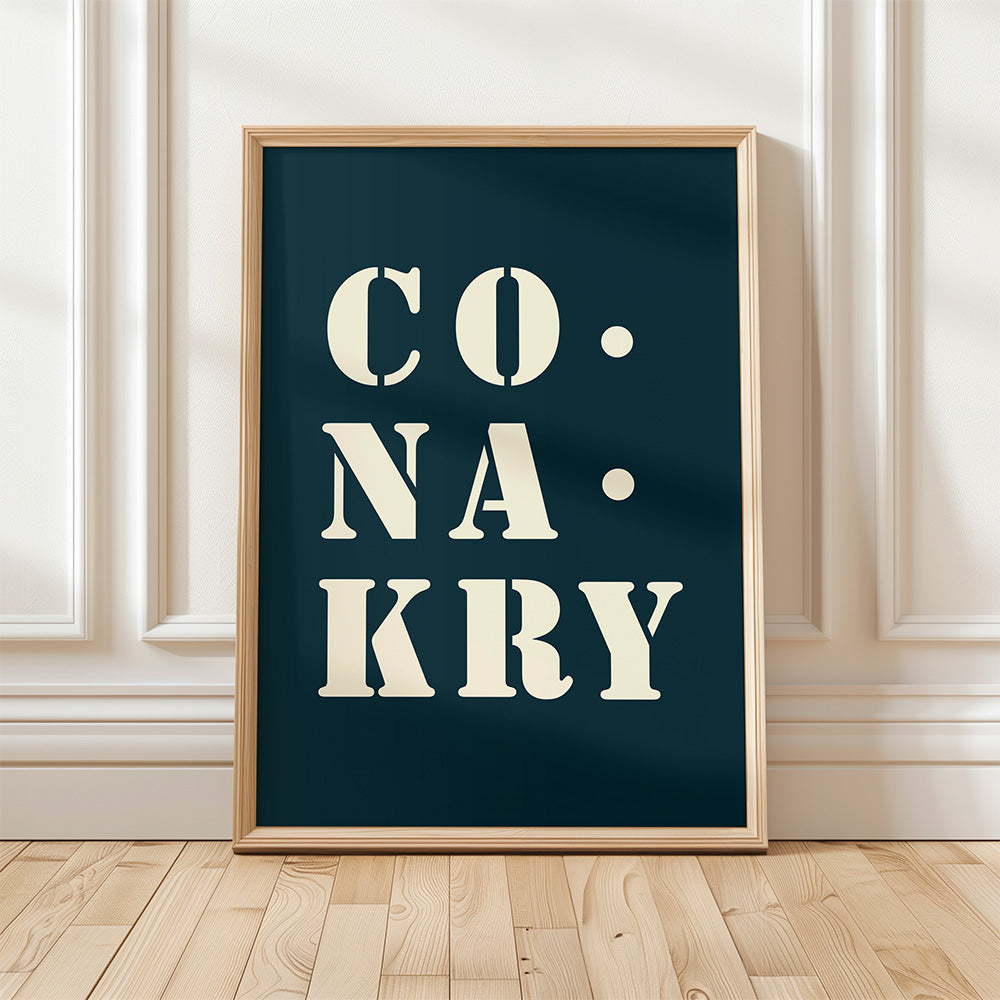 "Conakry" poster - 30x40 cm