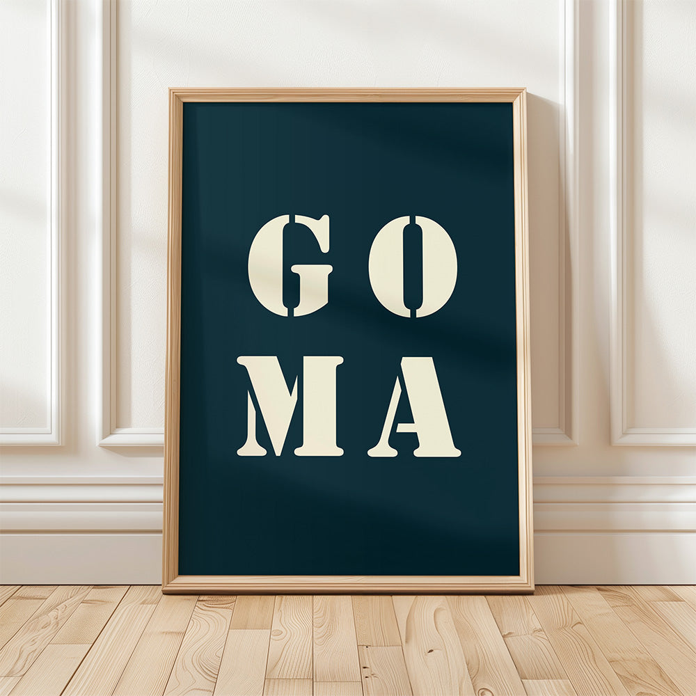 "Goma" poster - 30x40 cm