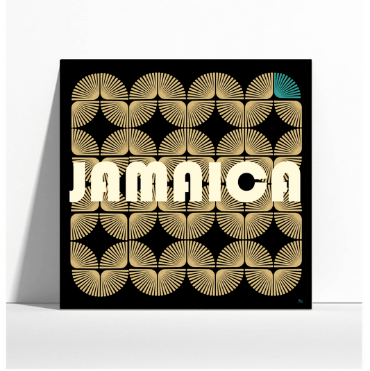 Affiche Jamaica style rétro