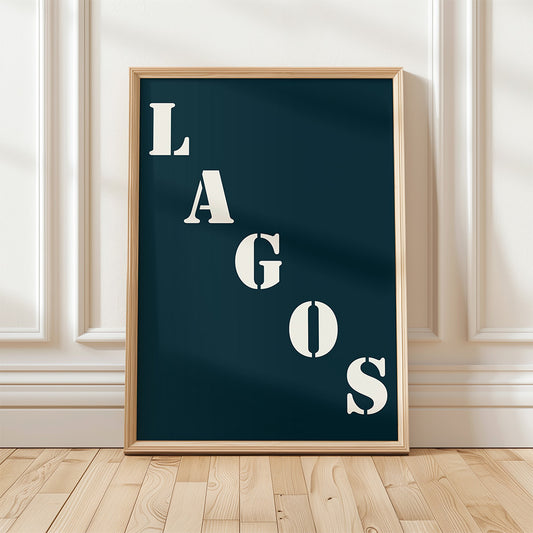 "Lagos" poster - 30x40 cm