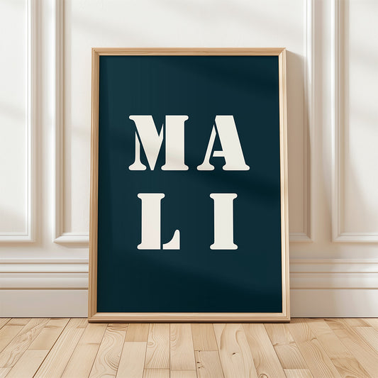 "Mali" poster - 30x40 cm