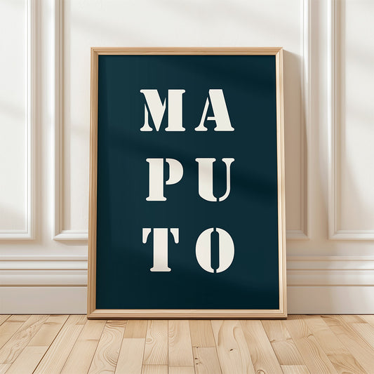 "Maputo" poster - 30x40 cm