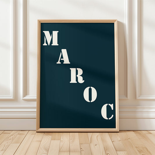 "Morocco" poster 30x40 cm