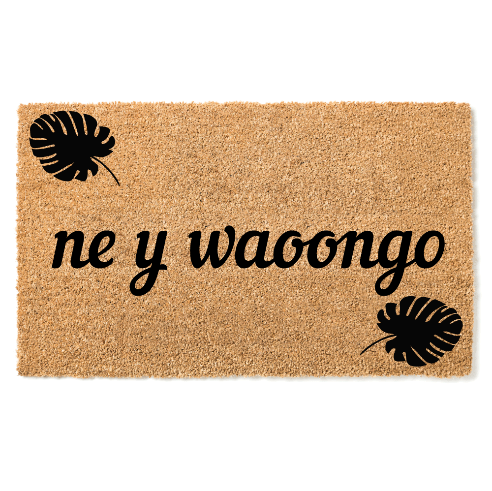 Ne y woongo door mat- Welcome in Mossi