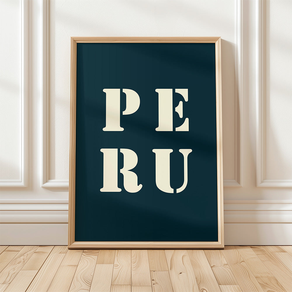 "Peru" poster 30x40 cm