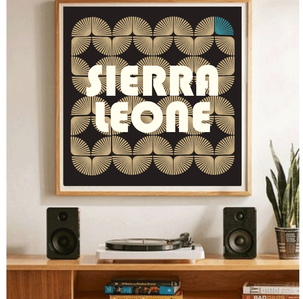 Affiche Sierra Leone style rétro