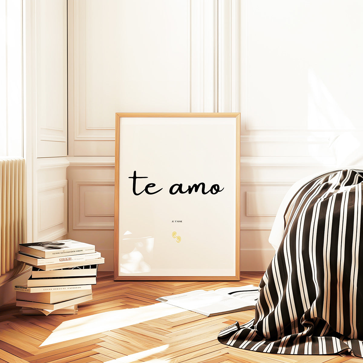 Affiche Je t aime en Portugais | Te amo