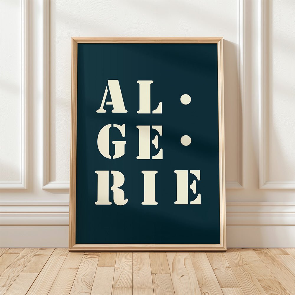 Affiche Déco Algérie - Poster Algérie