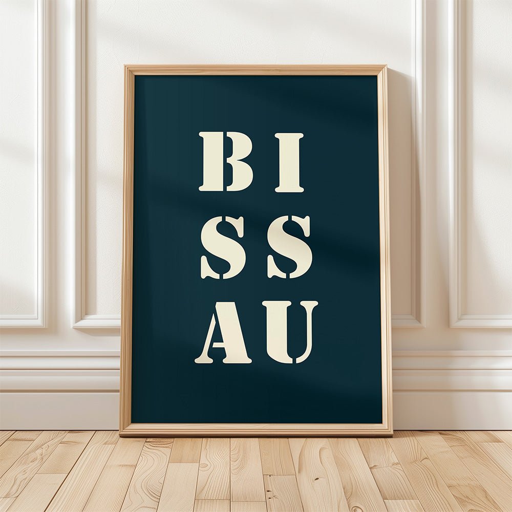 Affiche Déco Bissau| Poster Bissau