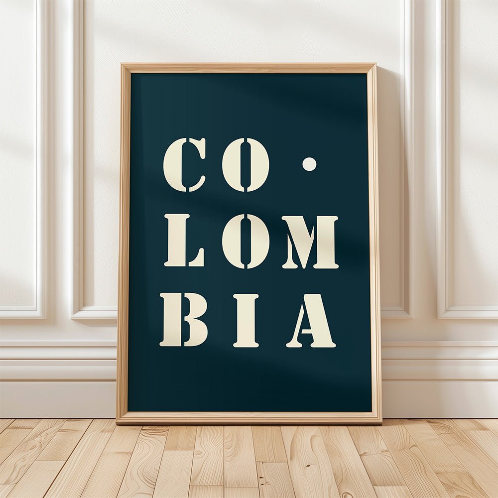 Affiche Déco Colombie | Poster Colombie