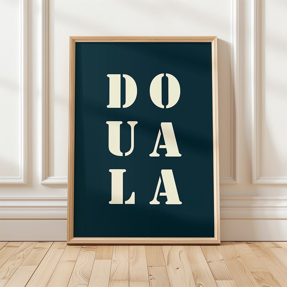 Affiche Déco Douala | Poster Douala