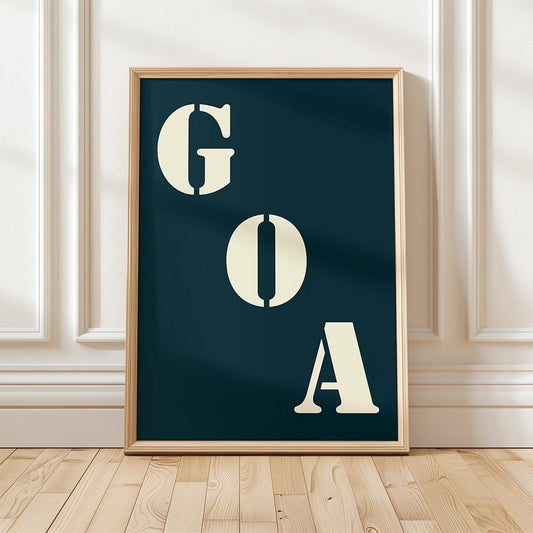 Affiche Déco Goa | Poster Goa