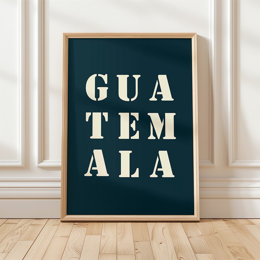 Affiche Déco Guatemala | Poster Guatemala