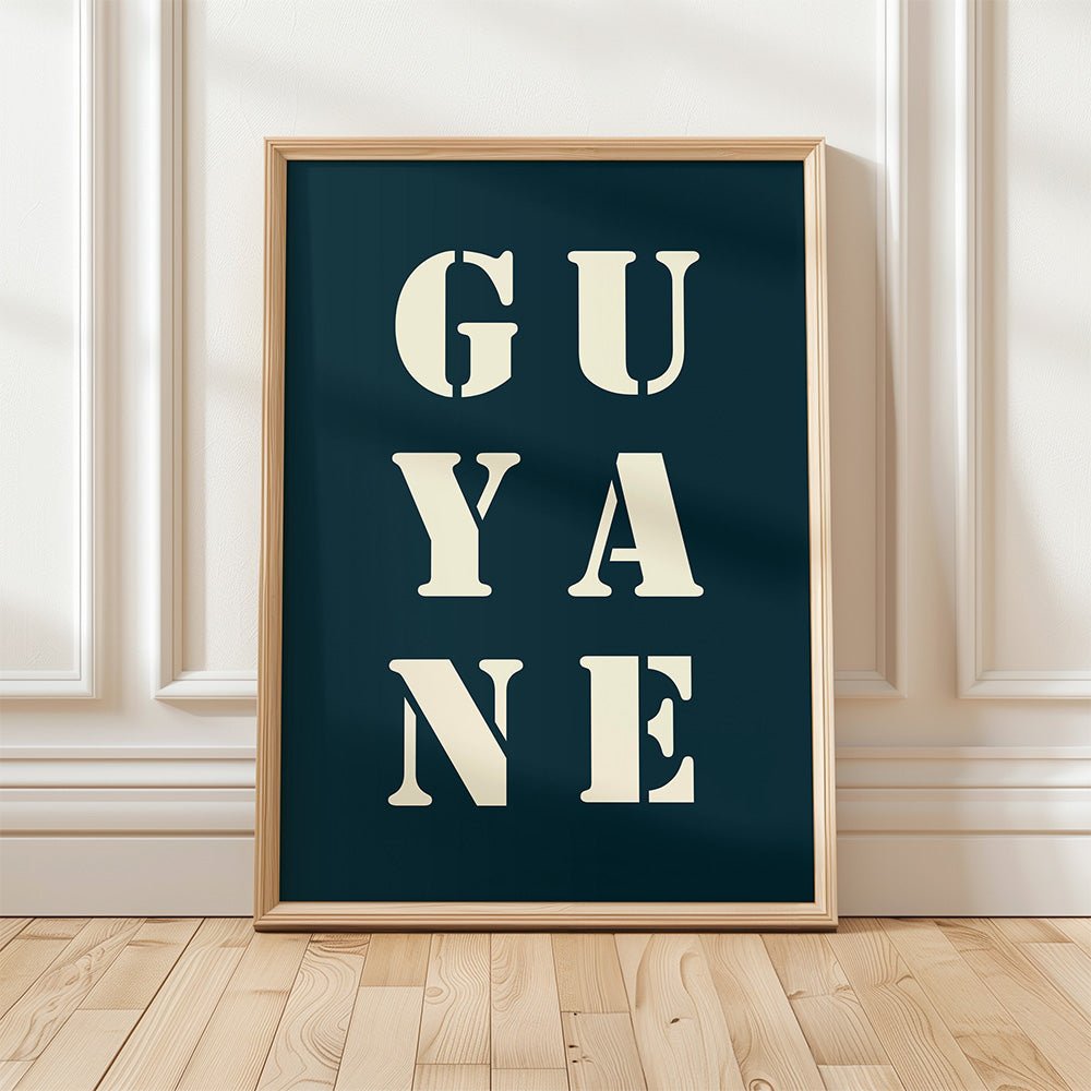 Affiche Déco Guyane | Poster Guyane