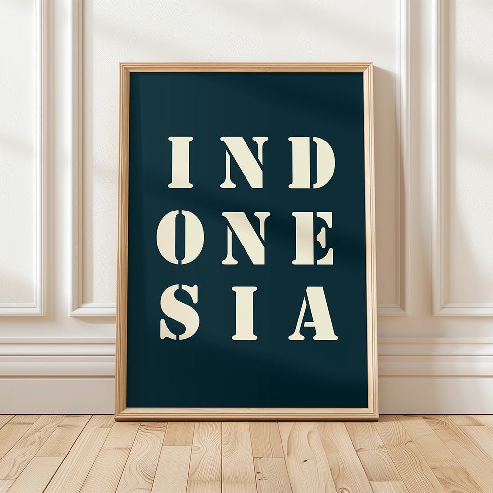 Affiche Déco Indonesie | Poster Indonésie