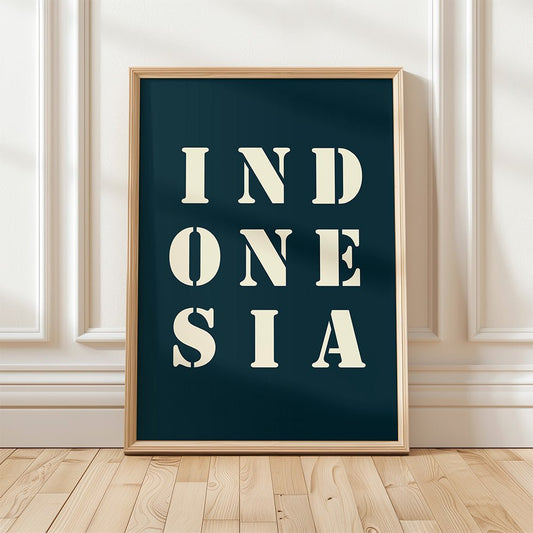 Affiche Déco Indonesie | Poster Indonésie