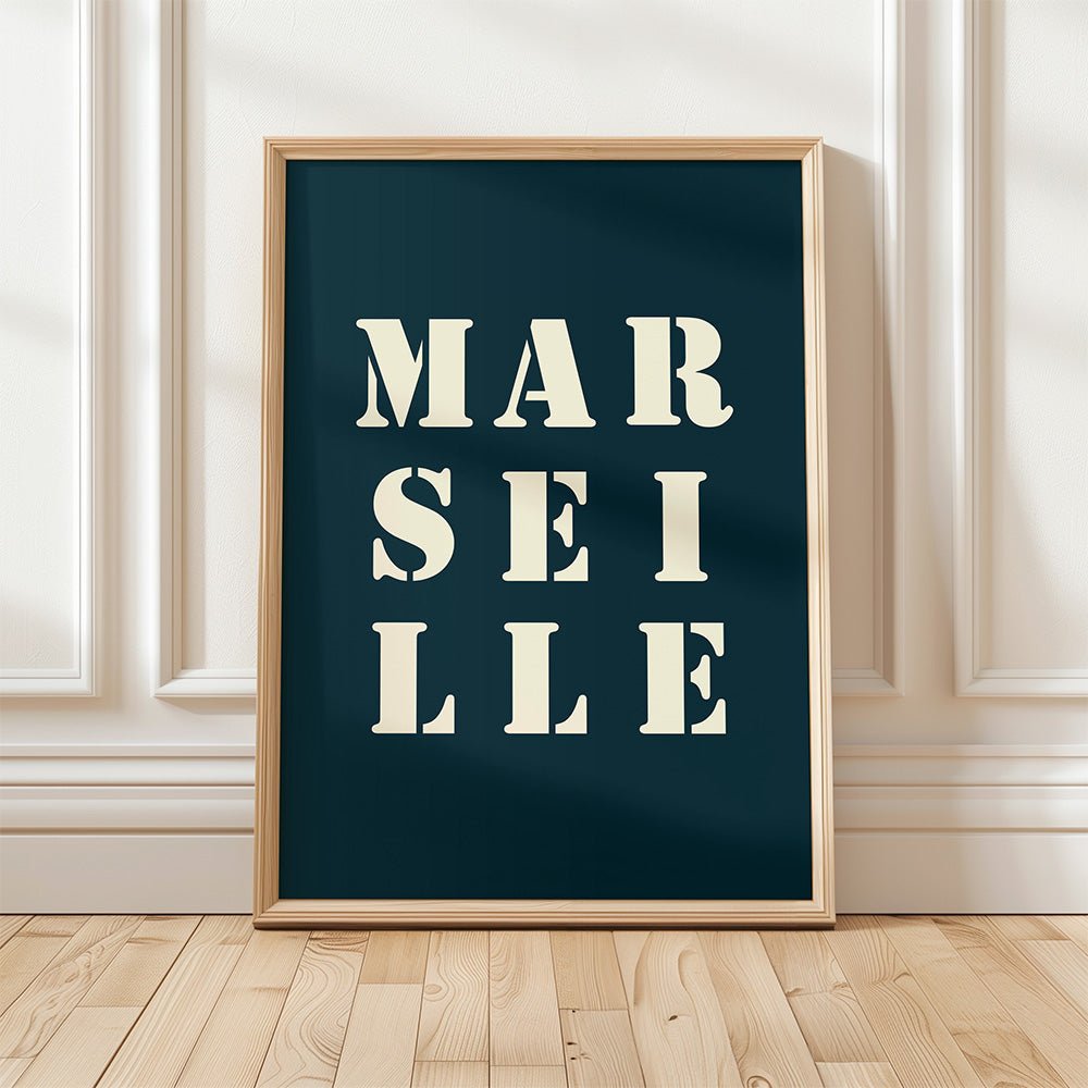 Affiche Déco Marseille - Poster Marseille