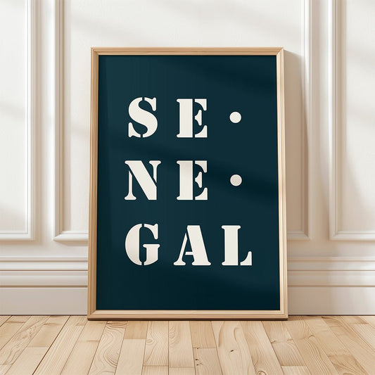 Affiche Déco Sénégal - Poster Sénégal