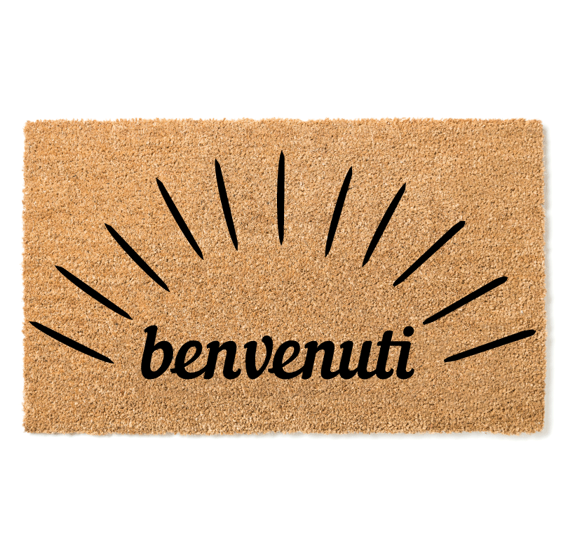 Paillasson "Benvenuti" | Idée cadeau Corse