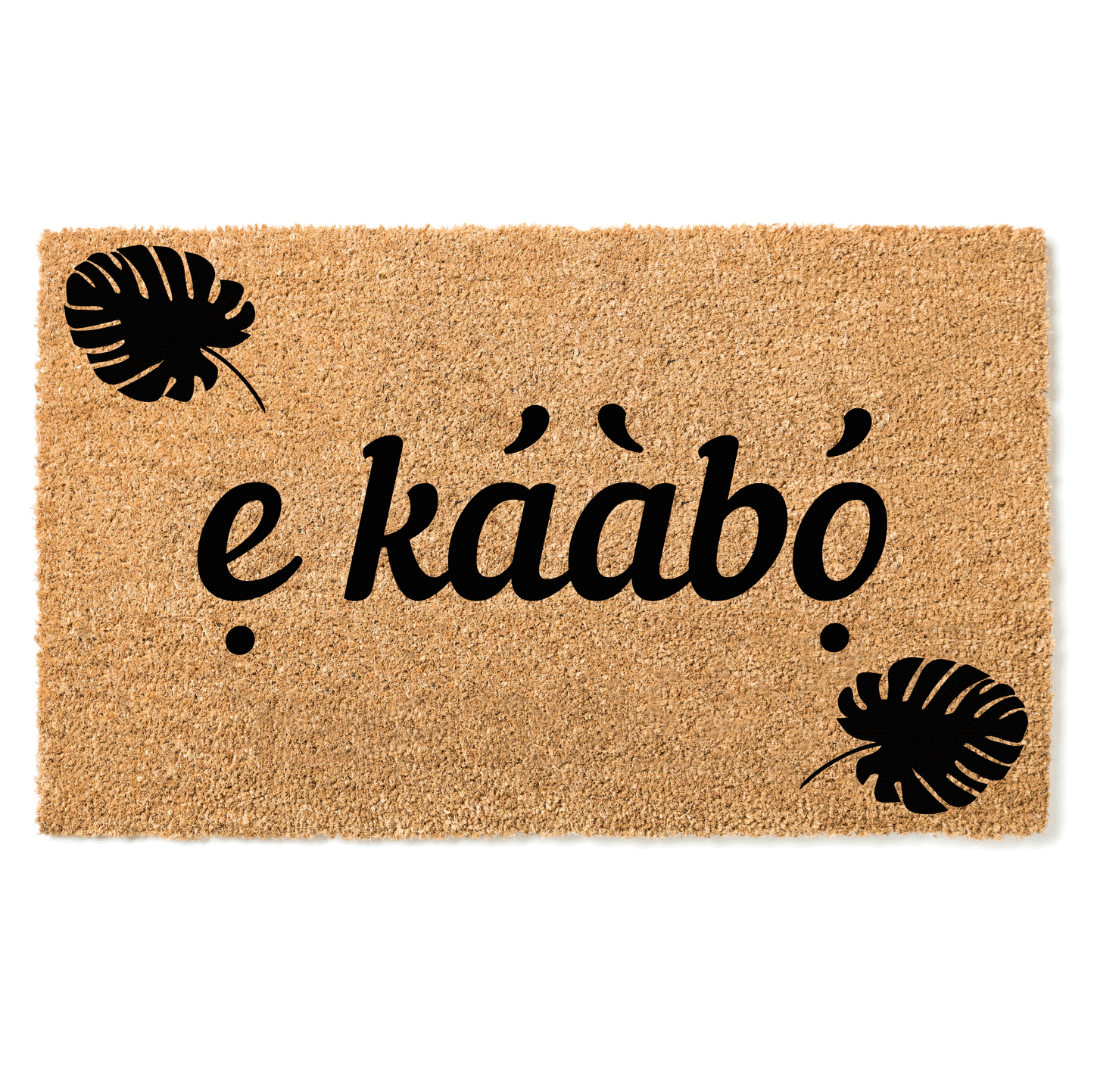 "E kaabo" door mat  - Welcome in Yoruba