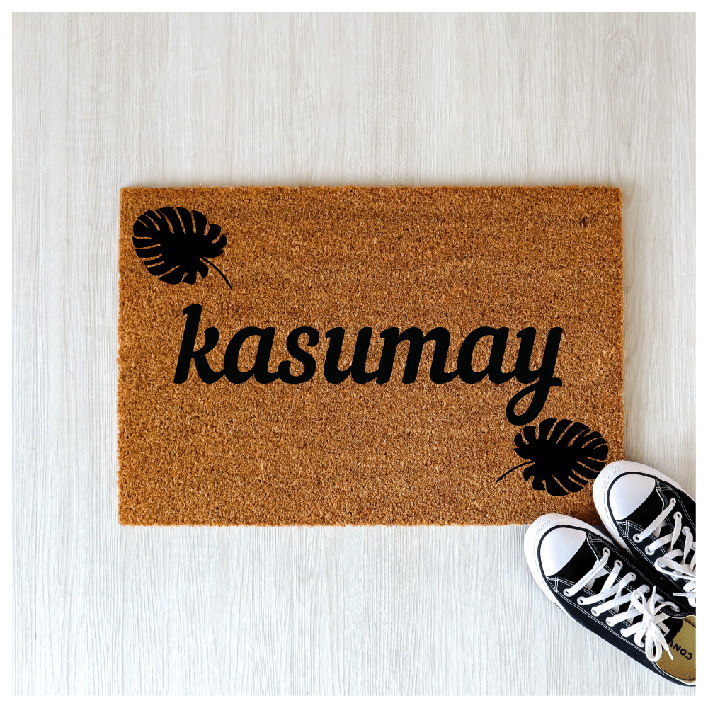 "Kasumay" door mat - Greeting in Joola