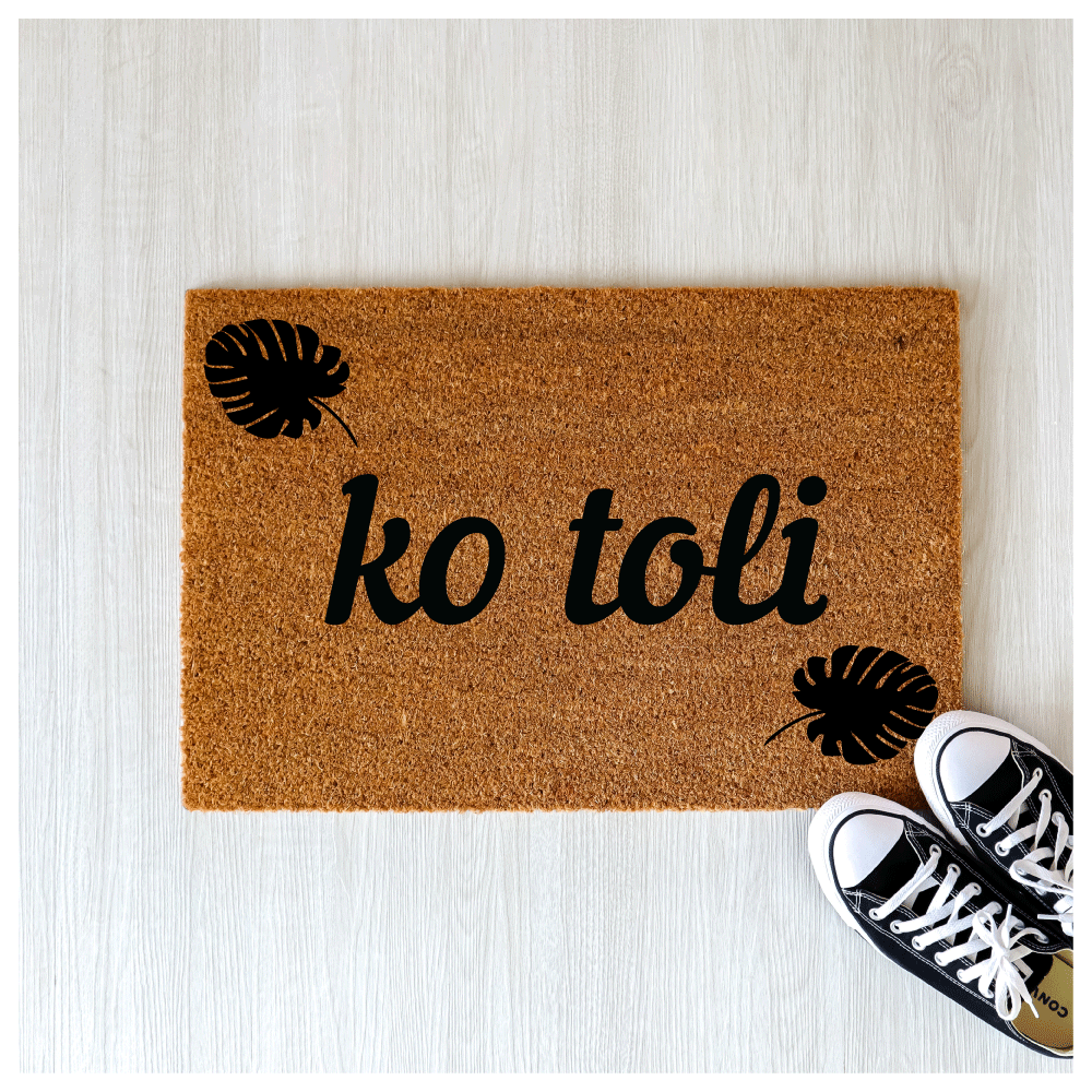 "Ko toli" door mat - "Welcome" in Fulfulde