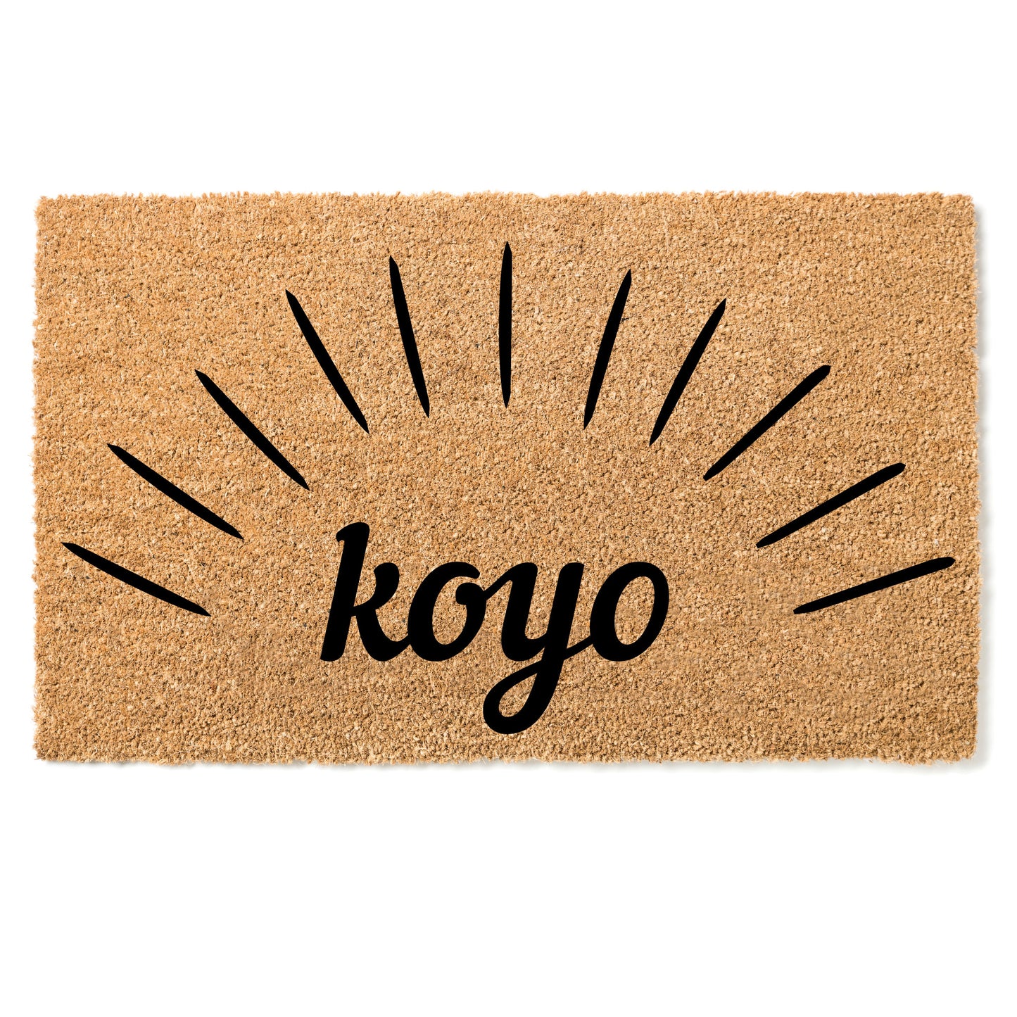 "Koyo" door mat - Greeting in Yoruba 