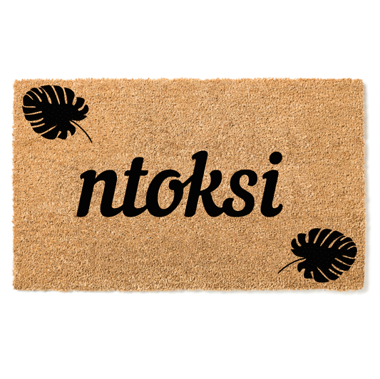 Doormat "Ntoksi" - Greeting in Bafia