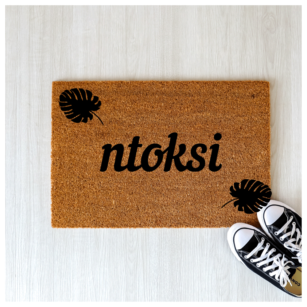 Doormat "Ntoksi" - Greeting in Bafia