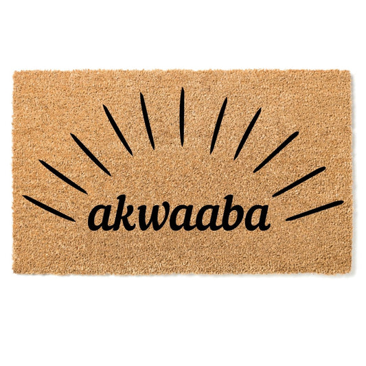 Paillasson Akwaaba | Bienvenue en Akan, Twi