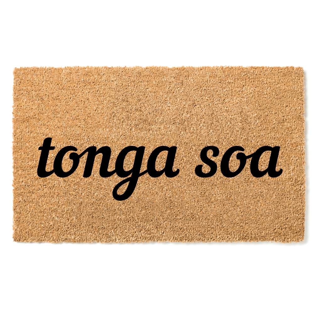 Paillasson Tonga Soa | Bienvenue en Malgache | Décoration Malgache