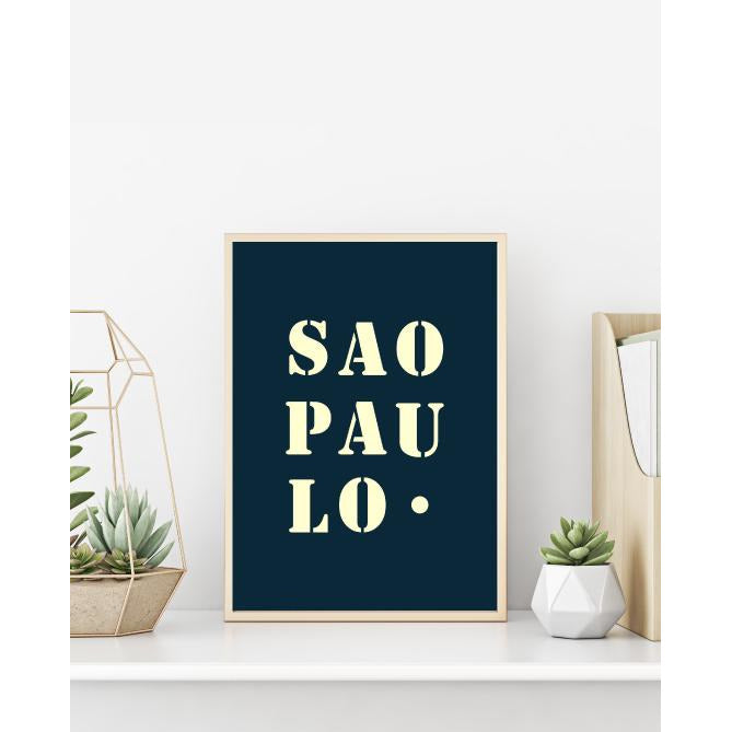 "Sao Paulo" poster