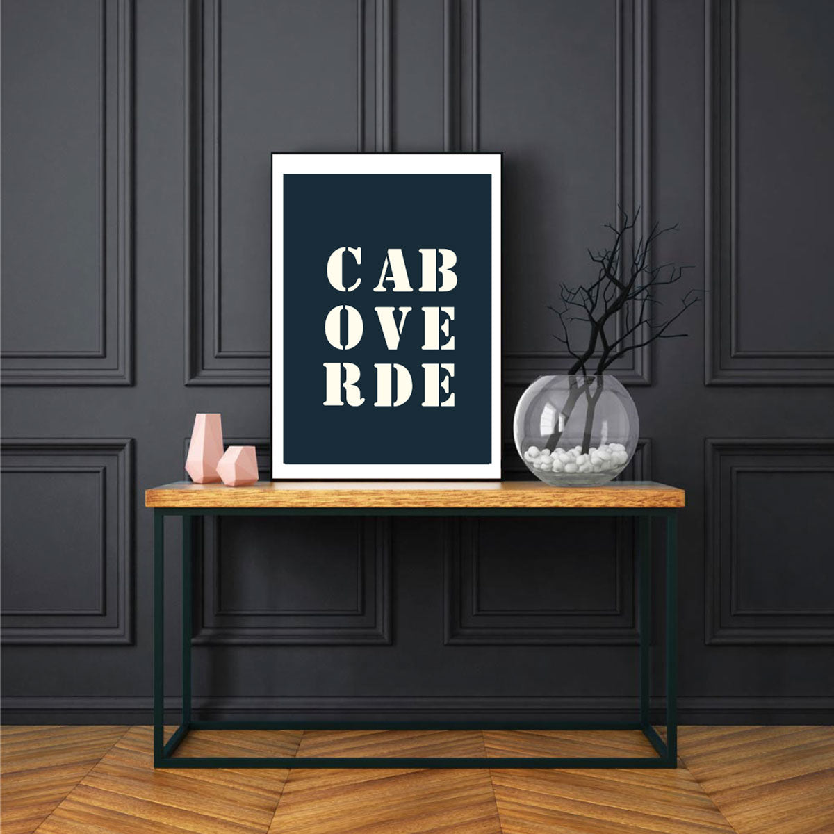 Affiche Poster Cap-Vert bleu nuit | 30x40 cm