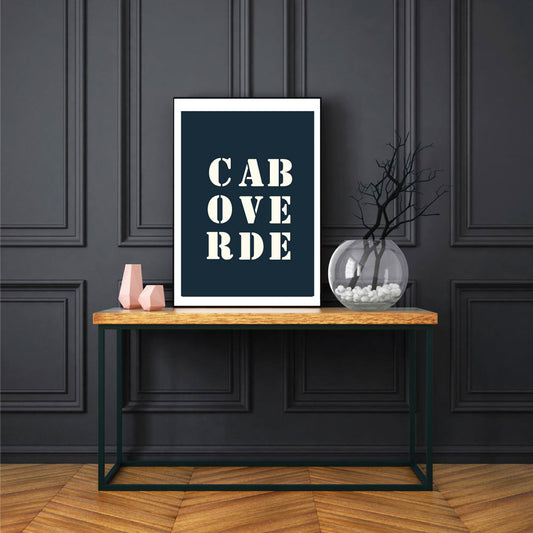 Affiche Poster Cap-Vert bleu nuit | 30x40 cm