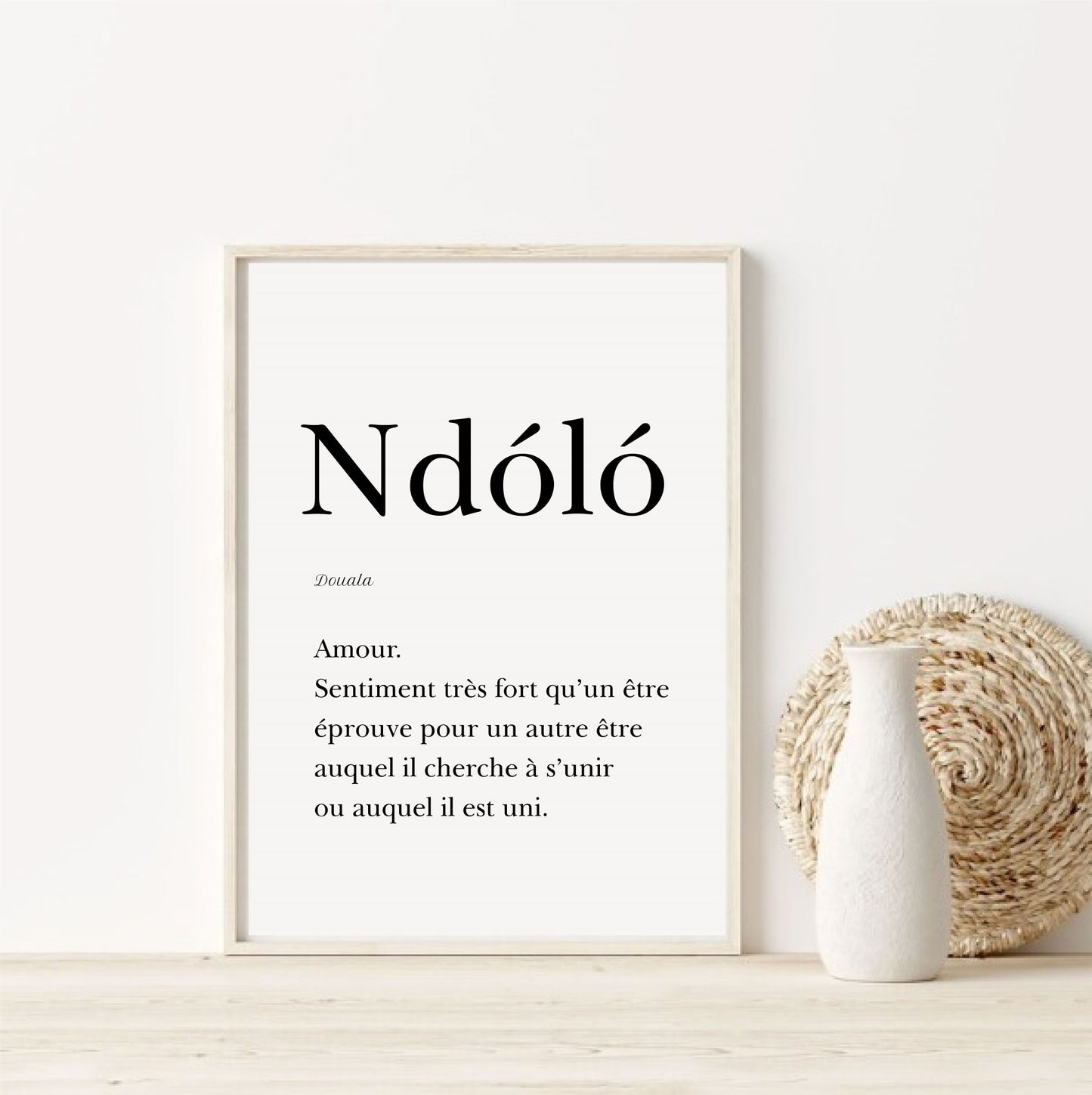 Love in Duala - "Ndolo" poster - 30x40 cm