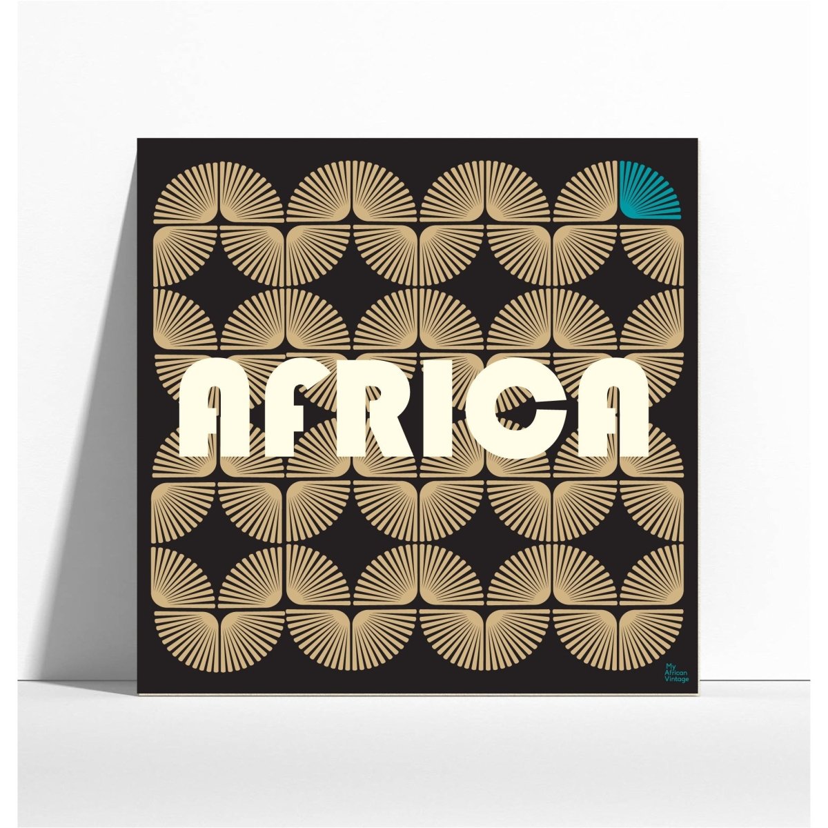 Affiche Africa style rétro