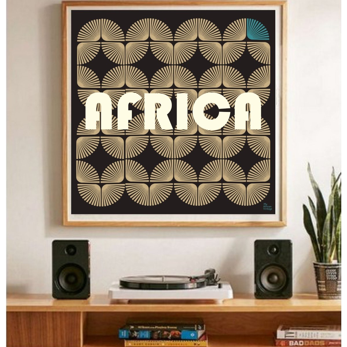 Affiche Africa style rétro