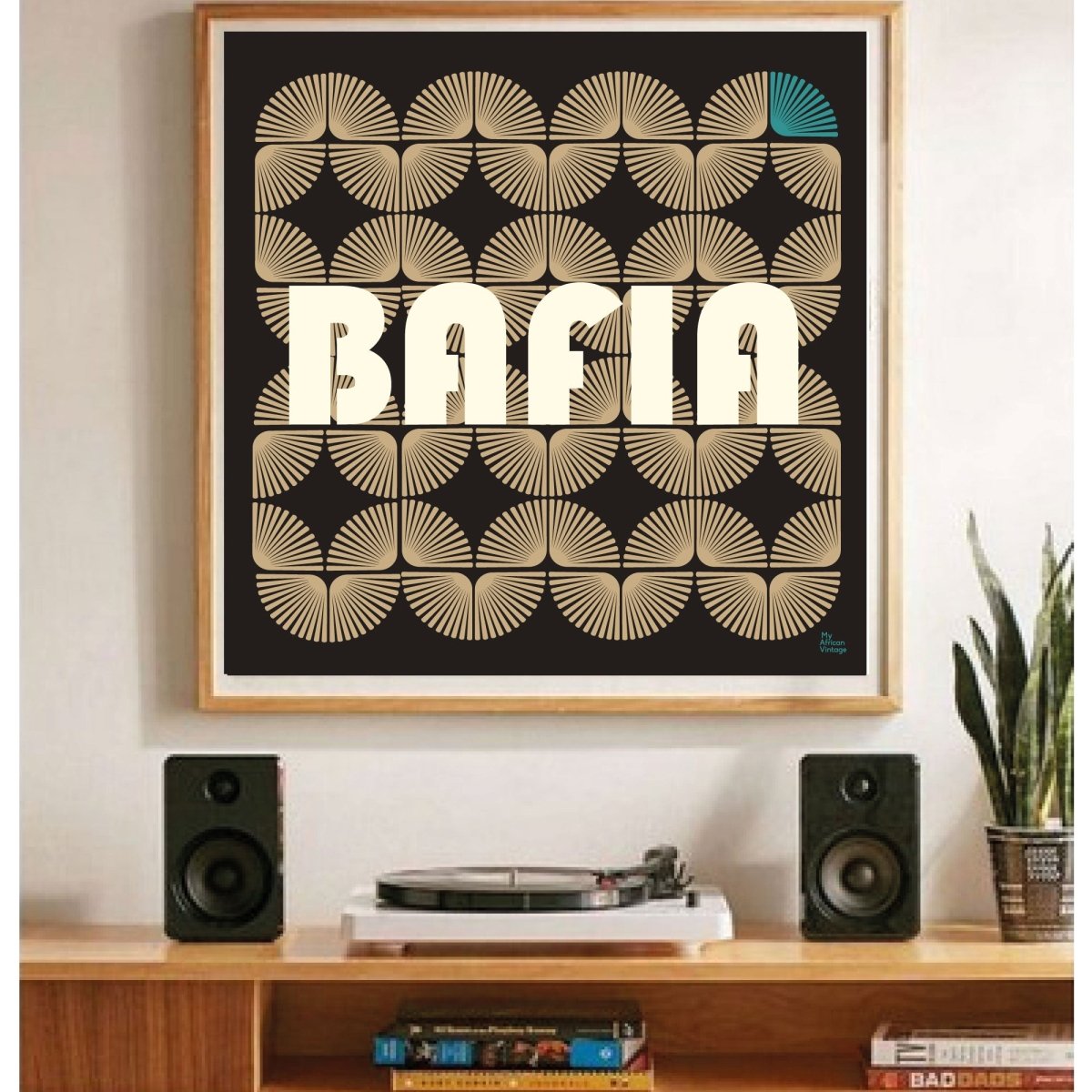 Affiche Bafia style rétro