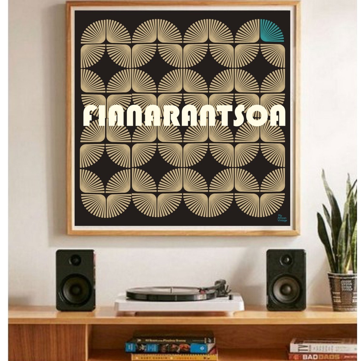 Affiche Fianarantsoa style rétro