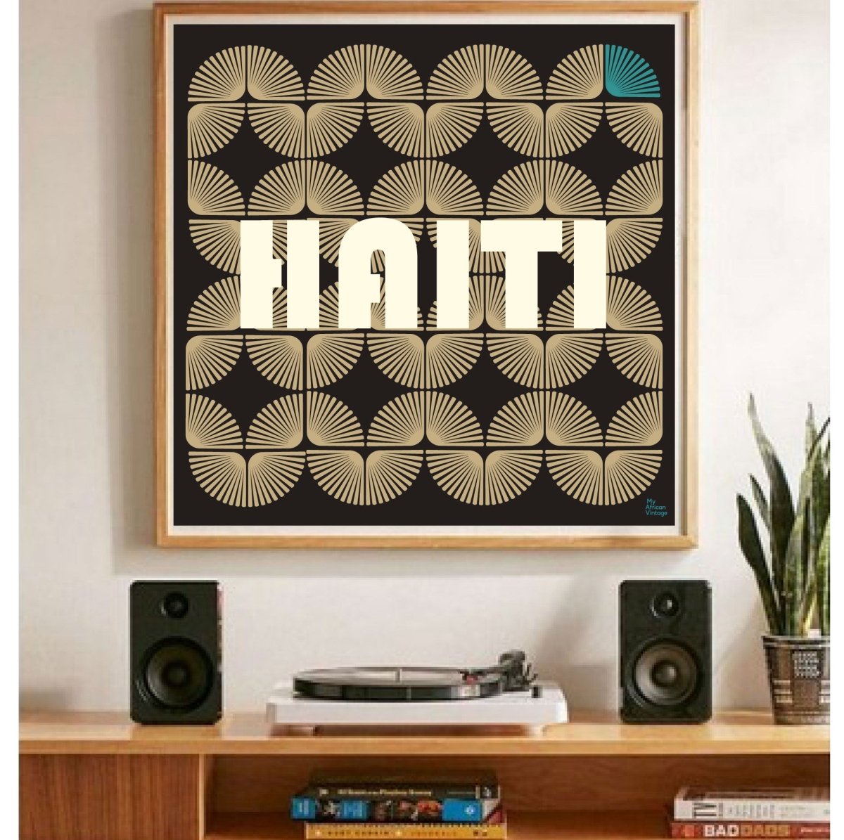 Affiche Haïti style rétro